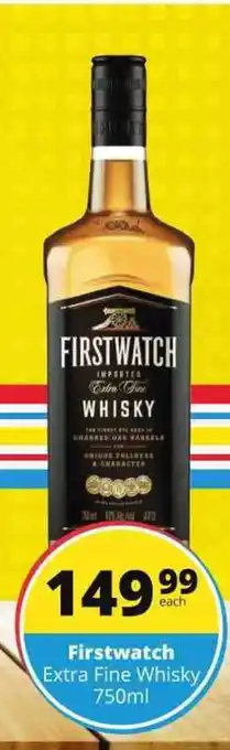 Liquor City Fristwatch Extra Fine Whisky 750ml offer
