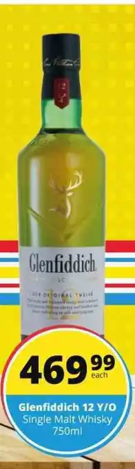 Liquor City Glenfiddich 12 Y/O Single Malt Whisky 750ml offer