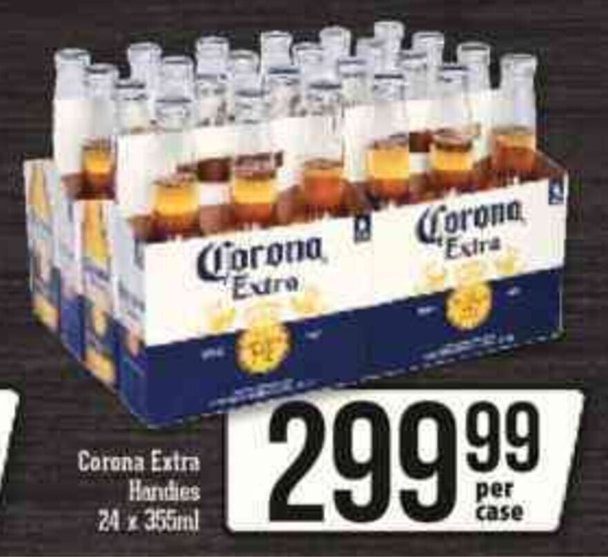 Corona Extra Handies 24 x 355ml offer at Spar Tops