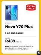 MTN Huawei nova y70 plus-2gb & 25 min offer
