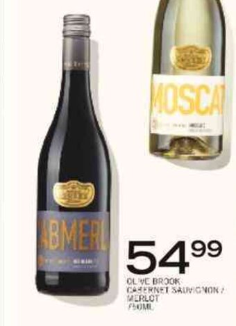 Spar Tops Olive Brook Cabernet Sauvignon / Merlot 750ml offer
