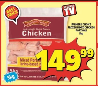 Usave Farmer's Choice Frozen Mixed Chicken Portions 5kg offer