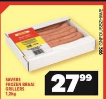 Usave Savers Frozen Braai Grillers 1.2kg offer
