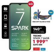 Edgars Tecno spark 7 64gb 4g offer