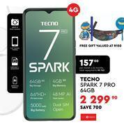 Edgars Tecno spark 7 pro 64gb 4g offer
