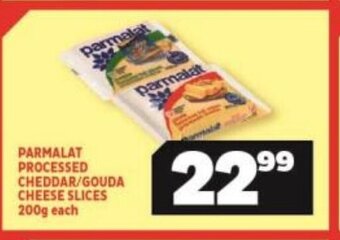 Usave Parmalat Processed Cheddar / Gouda Cheese Slices 200g each offer