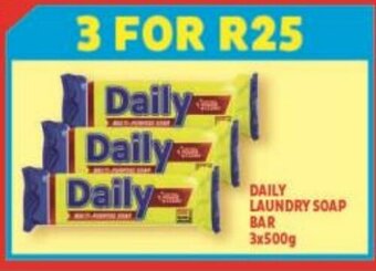 Daily Laundry Soap Bar 3x500g