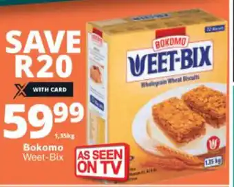 Checkers Hyper Bokomo Weet-Bix 1.35kg offer