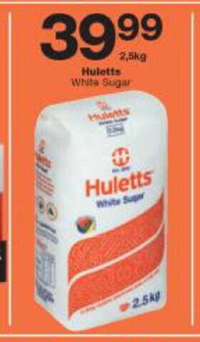 Checkers Hyper Huletts White Sugar 2.5kg offer