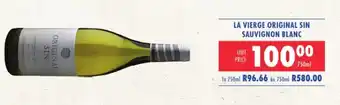 Ultra Liquors La Vierge Original Sin Sauvignon Blanc offer
