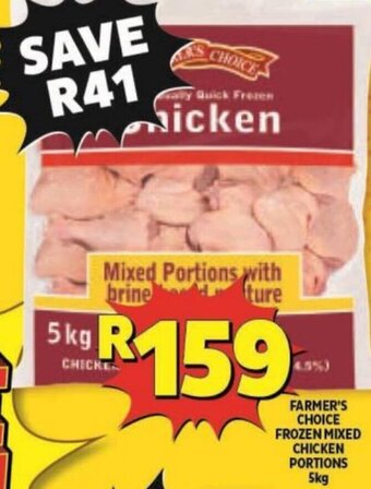 Usave Farmer's Choice Frozen Mixed Chicken Portions 5kg offer
