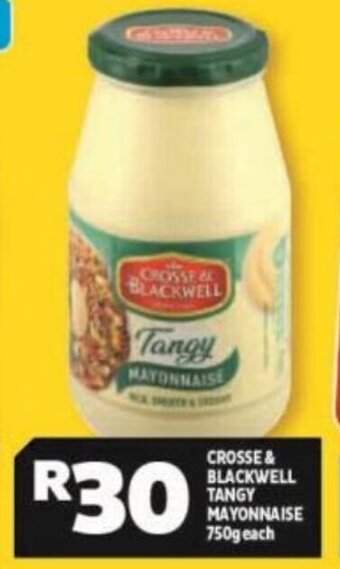 Usave Crosse & Blackwell Tangy Mayonnaise 750g offer