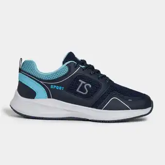 Totalsports Junior grade school boys ts champions navy/blue running shoes offer