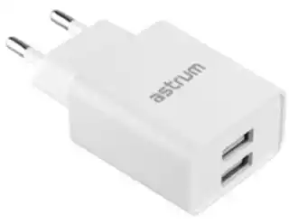 Mitabyte Astrum usb 10w wall charger - pro dual u24 offer