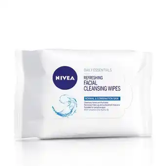 Foschini Nivea daily essentials refreshing facial cleansing wipes offer