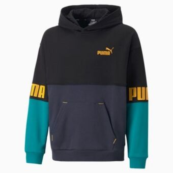 Puma Puma power colourblock hoodie youth offer