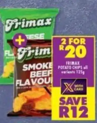 Shoprite Primax Potato Chips all 125g offer