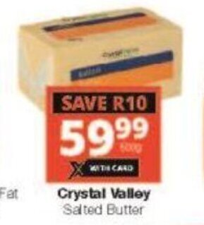 Checkers Crystal Valley Salted Butter offer