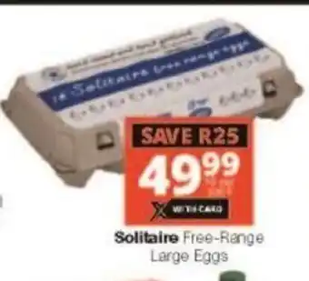 Checkers Solitaire Free-Range Large Eggs offer