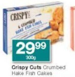 Crispy Cuts Crumbed Hake Fish Cakes