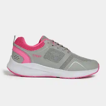 Totalsports Junior grade school ts champions mesh grey/pink shoes offer