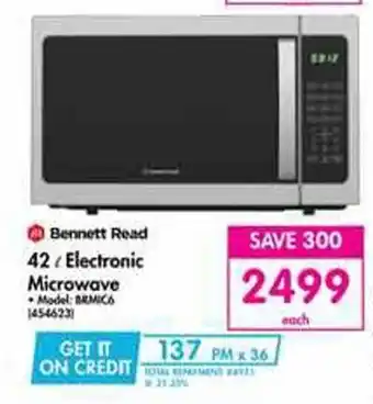 Makro Bennett Read 42 ℓ Electronic Microwave offer