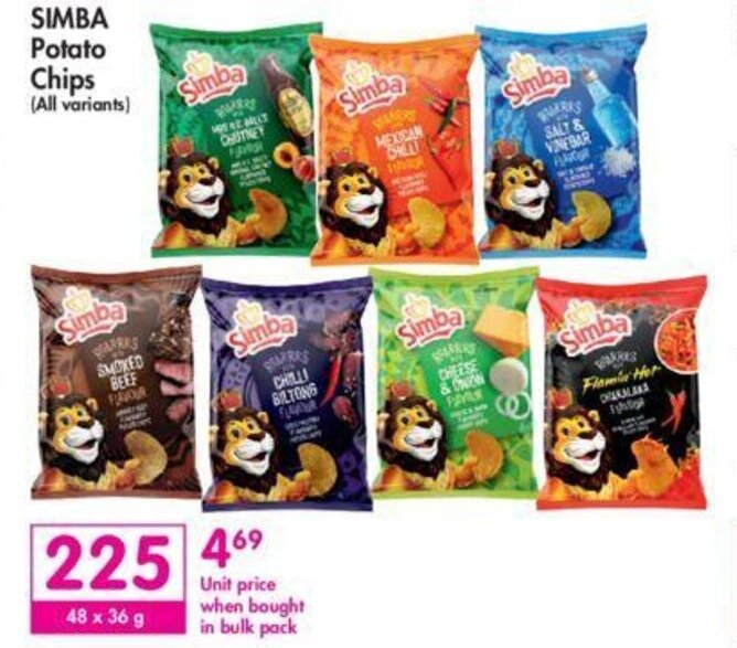 Simba Potato Chips offer at Makro