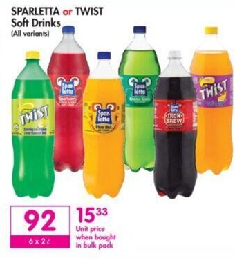 Makro Sparletta or Twist Soft Drinks offer