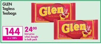 Makro Glen Tagless Teabags offer