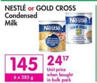 Makro Nestle or Gold Cross Condensed Milk offer