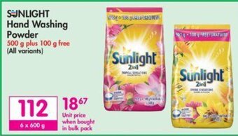 Makro Sunlight Hand Washing Powder offer