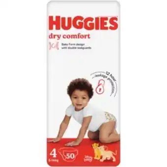 Shoprite Huggies dry comfort size 4 diapers 50 pack offer
