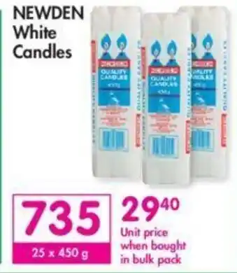 Makro Newden White Candles offer