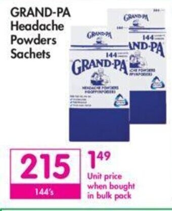 Makro Grand-PA Headache Powders Sachets offer