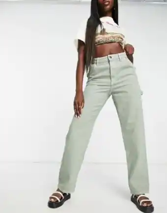 Asos Cotton:on carpenter jean in green offer