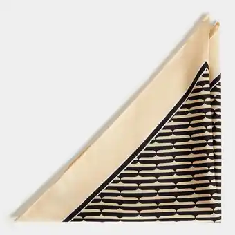 Fabiani Geo silk pocket square offer