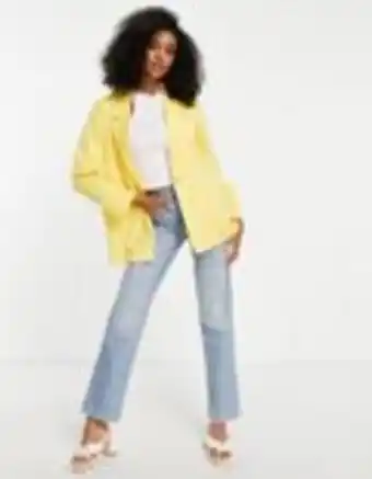 Asos Vero moda tailored suit blazer in yellow offer