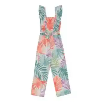 Older girl tropical jumpsuit