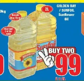 Boxer Golden Ray / Sunfoil Sunflower Oil 2L offer