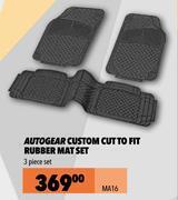 Midas Autogear custom cut to fit rubber mat set (3 piece set) ma16 offer