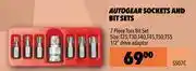 Midas Autogear 7 piece sockets and bit set ss07c offer
