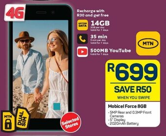 Pick n Pay Mobicel Force 8GB offer