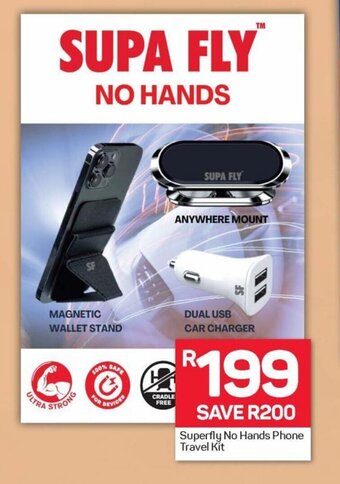 Superfly No Hands Phone Travel Kit