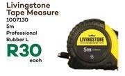 Livingstone tape measure 5m 1007130-each