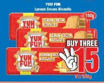 Boxer Yum Fun Lemon Cream Biscuits offer