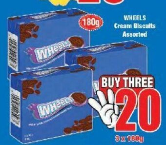 Boxer Wheels Cream Biscuits Assorted offer