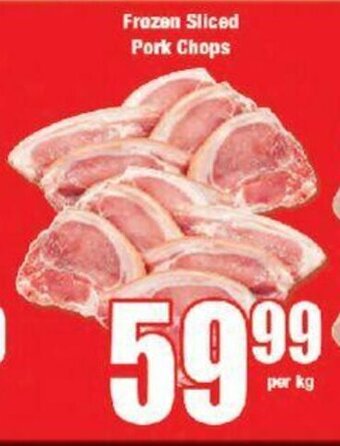 Boxer Frozen Sliced Pork Chops per kg offer
