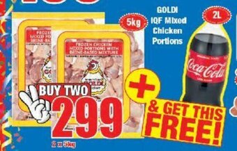 Boxer Goldi IQF Mixed Chicken Portions 5kg offer