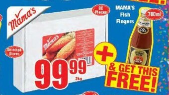 Boxer Mama's Fish Fingers 2kg offer
