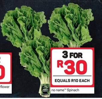 Pick n Pay No Name™ Spinach offer